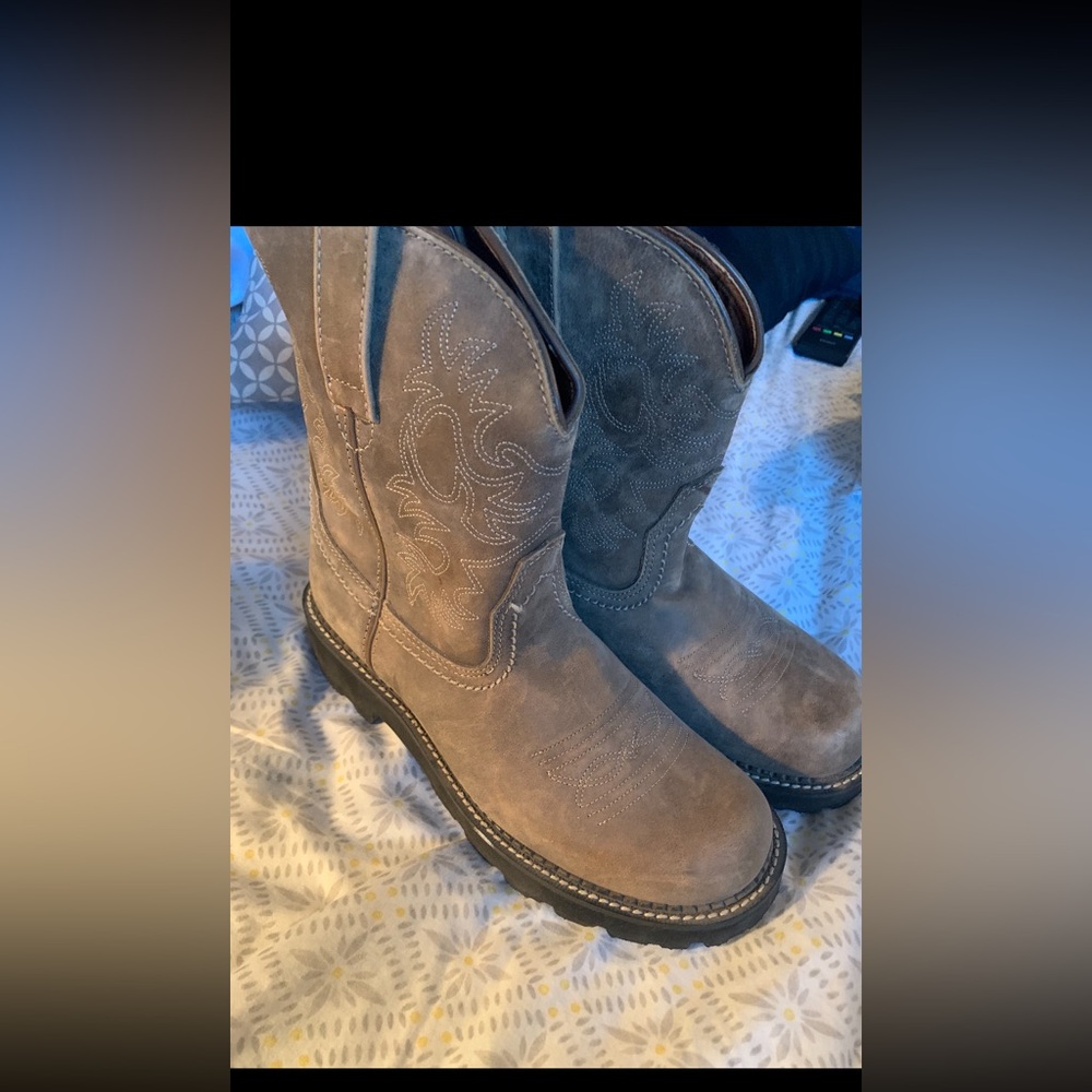 Ariat- Brown, Fat Baby Cowboy Boots